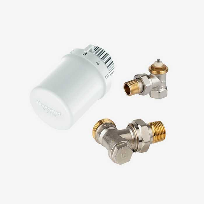 Kit cap termostatic + robinet tur + retur Thera 6 Honeywell VTL3036ES15